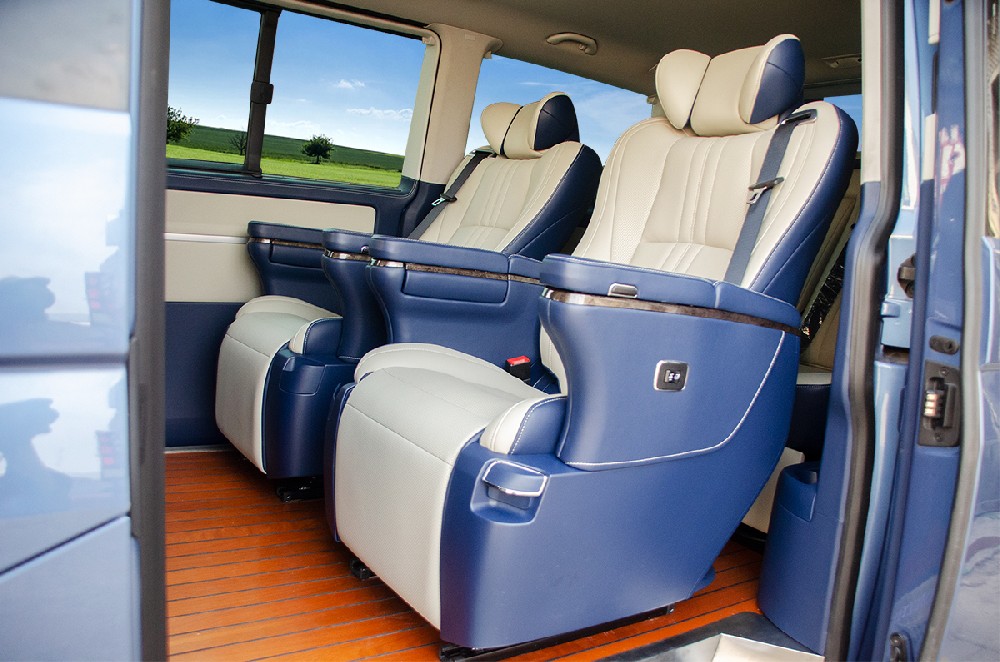 大众T6迈特威全车内饰翻新改装，升级埃尔法航空座椅豪华感十足！